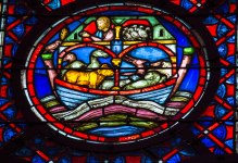 Noah's Ark Stained Glass